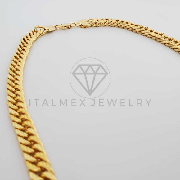 18K Gold Plated 9mm/24" Cuban Double Link Chain - Picture 8 of 8